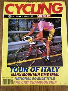 Vintage Cycling Weekly Magazine June 1991 - Picture 1 of 9