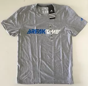 New Men’s Adidas BreakTime Tennis Ultimate ClimaLite T Shirt Small - FREE SHIP! - Picture 1 of 5