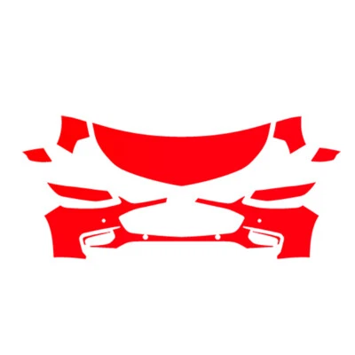 Kit de sutiã transparente filme proteção pintura pré-corte PPF para Chevrolet Malibu 2016-2018 - Imagem 1 de 4