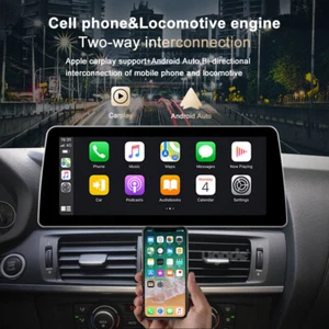 Ugode 12.3inch Android Screen Upgrade CarPlay Stereo GPS BMW X3 X4 F25 F26 CIC - Picture 1 of 11