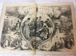 Harper’s Weekly January 24 1863 Genuine Original with Thomas Nast Emancipation - Picture 1 of 11