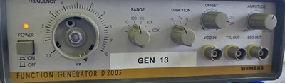 Siemens D2003 Funktionsgenerator waveform generator Frequenzgenerator Elektronik - Bild 1 von 4
