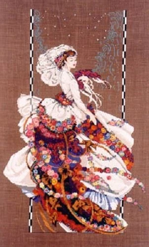 Blooming Bride MD-18 by Mirabilia cross stitch pattern - Image 1 of 1