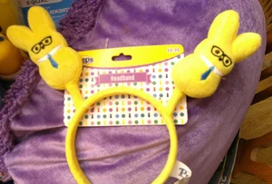 PEEPS GELB JUST BORN STIRNBAND FÜR OSTERN BRILLE KOSTENLOSER VERSAND - Bild 1 von 2
