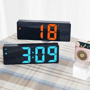 Temperature Display Smart Digital Alarm Clock Bedroom - Picture 1 of 29