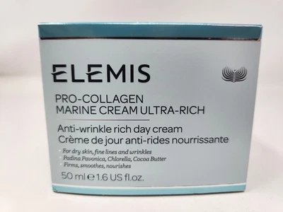 ELEMIS Pro-Collagen Marine Cream Ultra Rich 50ml / 1.6oz Anti-Wrinkle NEW - Image 1 of 4