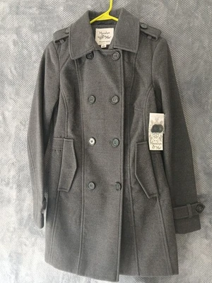 Charcol Gray Maralyn & Me Size 8 Small Coat - Image 1 of 3