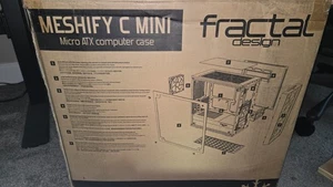 Fractal Design Meshify C Mini Black Micro ATX High-Airflow Compact Tinted Temper - Picture 1 of 6