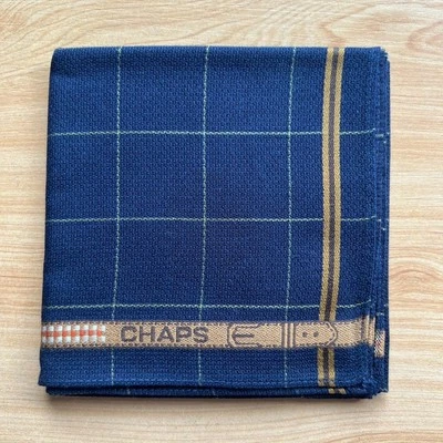 HANDKERCHIEF MEN'S POCKET SQUARE VINTAGE BELT STRIPED PLAIN COTTON 18" B0763 Foto 1 de 3