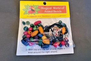 Kit collier perles tigre perles animaux magiques bazar perles perles neuf - Photo 1/3