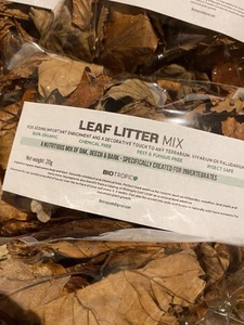 BIOTROPIC. Leaf Litter Mix for Bioactive millipede beetle isopod terrariums - Picture 1 of 8