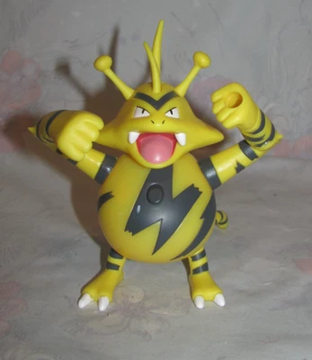 Vintage 2008 Pokemon Jakks 5" Real Attack Electabuzz Figure, Lights Up Foto 1 de 4