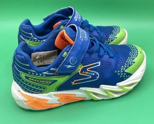 Zapatillas Skechers para niños talla US 1 - luces negras/azules no funcionan - Imagen 1 de 8