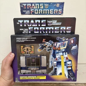 Transformers Hasbro 2018 G1 Reissue Soundwave Buzzsaw Decepticon Genuine Sealed - Picture 1 of 11