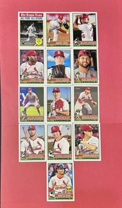 ST LOUIS CARDINALS 2025 Topps Heritage 12-Card BUNDLE (please read Description) - Picture 1 of 2