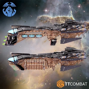 Cruceros de batalla de resistencia Dropfleet Commander nuevos en caja - Imagen 1 de 18