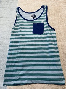 Volcom Striped tank top summer casual beach size men’s large - Picture 1 of 7