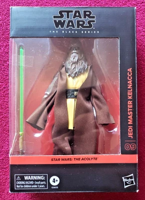 HASBRO STAR WARS LA SERIE NEGRA 09: EL MAESTRO JEDI ACÓLITO KELNACCA_6 en FIGURA Foto 1 de 4