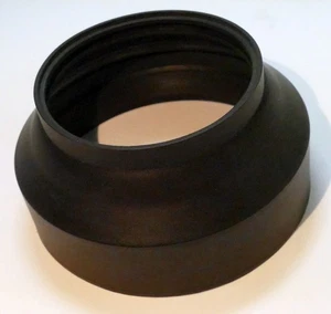 67mm rubber lens hood shade slip on  over the filter rim (missing metal ring) - Picture 1 of 5