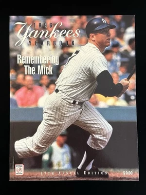 Original 1996 NY Yankees Official Baseball Yearbook NM - Mantle - No Barcode - Image 1 of 4