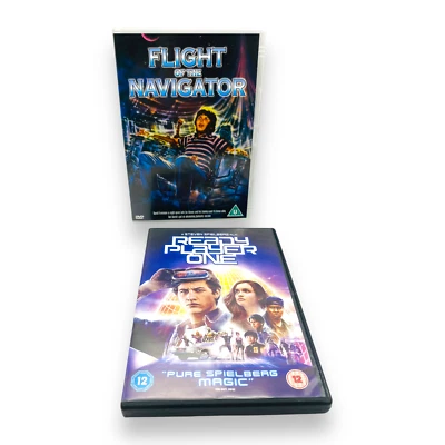 Flight Of The Navigator & Ready Player One ( 2 x DVD Bundle ) Family Adventures - Image 1 of 4