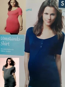 Esmara Umstandsshirt S M L Shirt Damenshirt Umstandsmode Umstand Viskose t-shirt - Bild 1 von 4