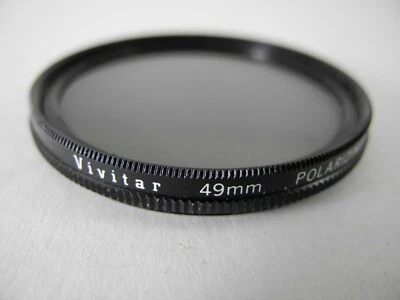 VIVITAR POLARIZER 49MM CLEAN GREAT FOR PENTAX LEICA NIKON CANON - Image 1 of 4