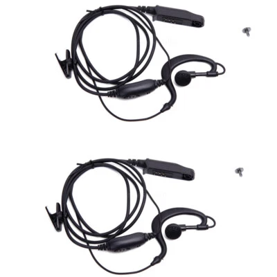 2X Headset Earphone Earpieces Mic For Baofeng UV-9R PRO UV-9G UV-9R PLUS Radios - Image 1 of 4