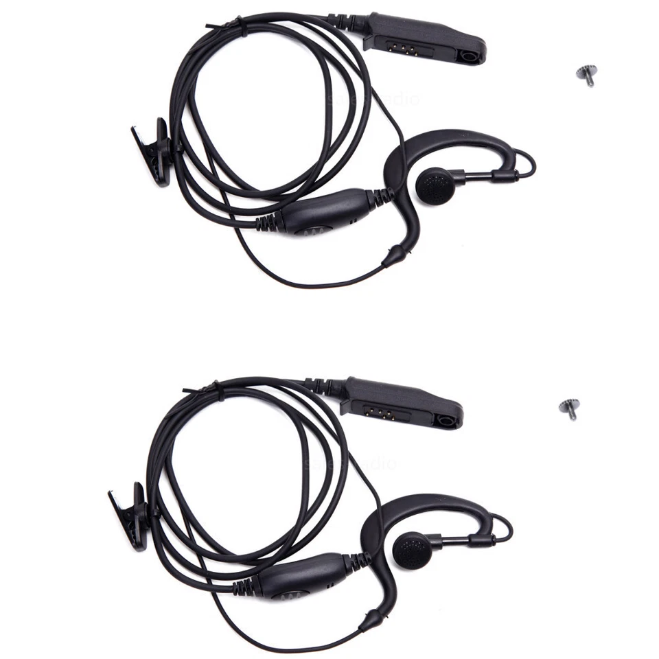 2X Headset Earphone Earpieces Mic For Baofeng UV-9R PRO UV-9G UV-9R PLUS Radios - Image 1 of 4