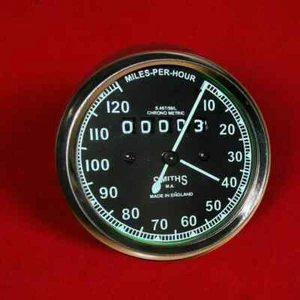 Speedometer e 0-120 MPH Black - Picture 1 of 2