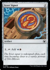 IZZET SIGNET x4 mtg NM-M Commander March of The Machine 4 Common - Picture 1 of 1