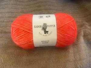 Isadora Popper ~ Really Rosie Yarn ~ Baby Alpaca~Wool~Cotton in Strawberry IP06 - Picture 1 of 3