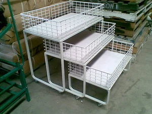 Set of 3 units Portable display table shelving for handbag wallet homeware - Picture 1 of 3