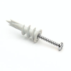 500 X Redi Driva Plugs Cavity Wall Anchors Nylon 32mm + 4.0 X 40mm Screws | Ones - Picture 1 of 1