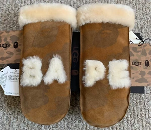 S/S 2019 BAPE x UGG Leather Gloves+ Accessories - Picture 1 of 13