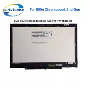 For Lenovo 500e Chromebook 2nd Gen Lcd Touch Screen Bezel HD 11.6" 5D10T79593 US - Picture 1 of 8