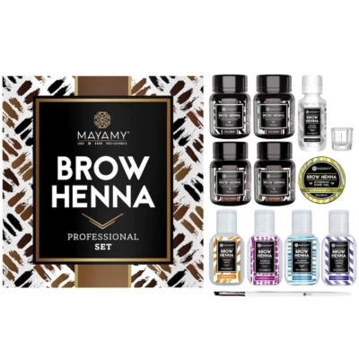Set professionale MAYAMY Brow Henna by INNOVATOR COSMETICS colore sopracciglia