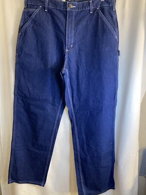 Carhartt Mens Jeans Sz 38x32 Carpenter Utility Workwear Denim Pants Relaxed Fit - Image 1 of 4
