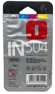 Olivetti B0496 IN504 Cartridge Original Colour ANYWAY Photo / Photo Fax [A Box] - Picture 1 of 1