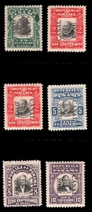 MOMEN: US STAMPS CANAL ZONE #21-26 MINT OG H LOT #84226* - Picture 1 of 2
