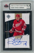 Steve Yzerman 2009-10 Upper Deck Ultimate Collection Signatures KSA 9.5 (Labr)