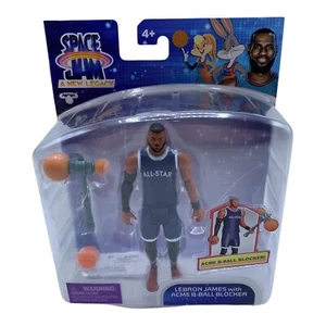 Space Jam A New Legacy Lebron James with Acme B-Ball Blocker Action Figure Set - Picture 1 of 6