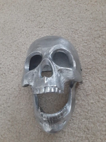 Unique Cast Aluminum Motorcycle Club Skull Head Door Knocker Cover