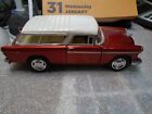 Kinsmart 1955 Chevrolet Nomad Car Orange/ White 1:40 scale Die Cast Metal KT5331