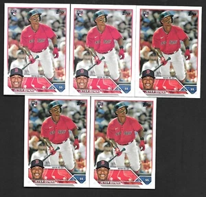 (5X) Lote de 5 tarjetas 2023 Topps Serie 1 Jeter Downs RC - BOSTON RED SOX- #165 - Imagen 1 de 1