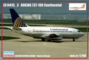 Eastern Express 1/144 Boeing 737-100 Continental Airlines Civil Airliner - Bild 1 von 5