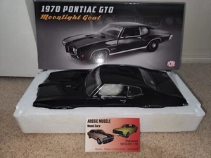1:18 ACME 1970 Pontiac GTO "Moonlight Goat" in Black LTD of 564 made - Picture 1 of 3