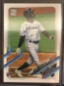 2021 Topps On-Demand 3D #538 Jazz Chisholm Miami Marlins RC - Picture 1 of 2