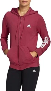 Adidas Womens Essentials Full-Zip Hoodie Wild Size X-Small - Picture 1 of 1
