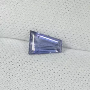 0.40Cts Best Luster Natural Purplish Blue Iolite - Fancy Cut !!!!! - Picture 1 of 2